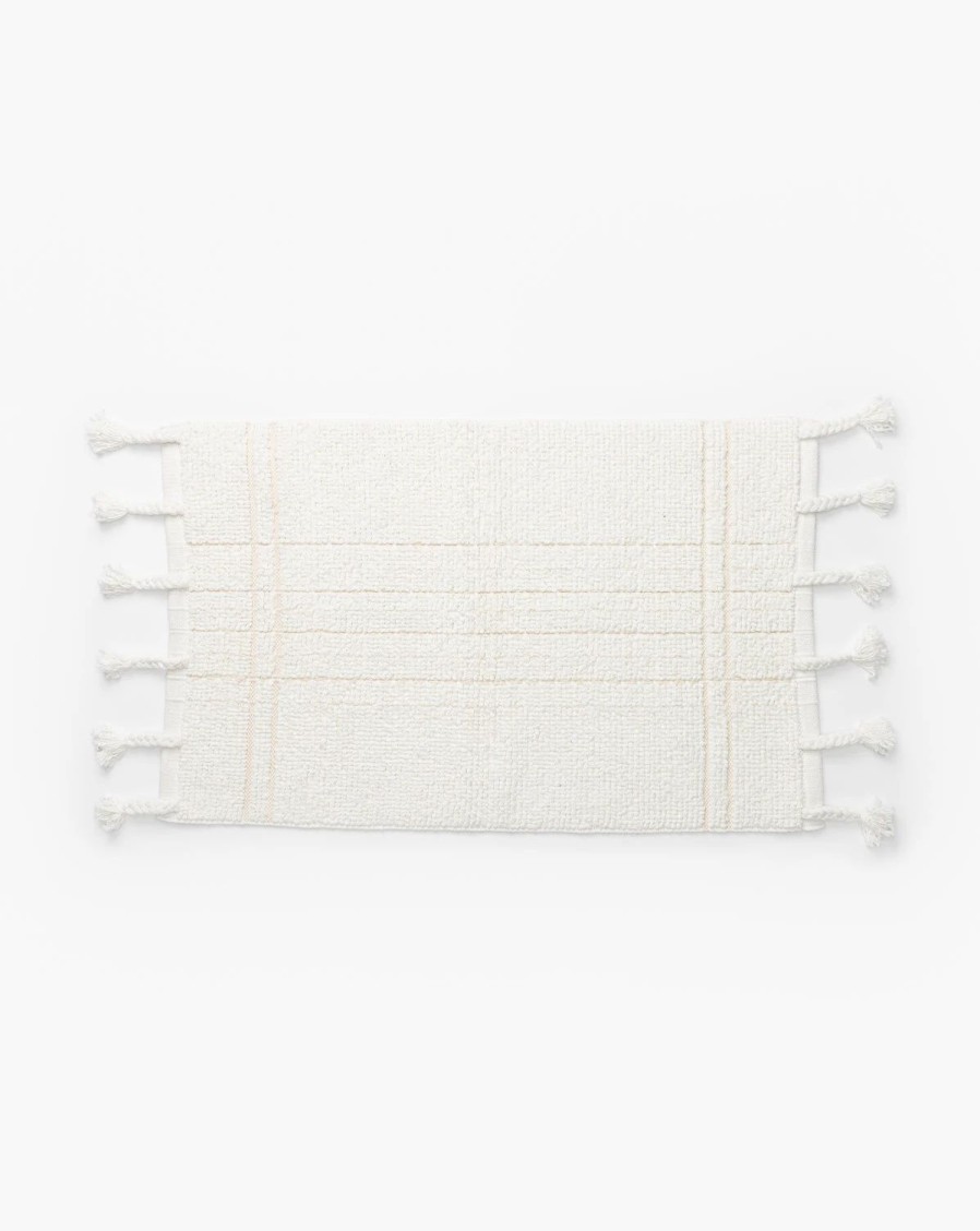 * Ilona Handwoven Bath Mat Shower Curtains & Bath Mats