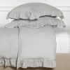 * Ruffle Linen Duvet Duvet Covers