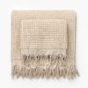 * Una Tan Fringe Bath Collection Towels