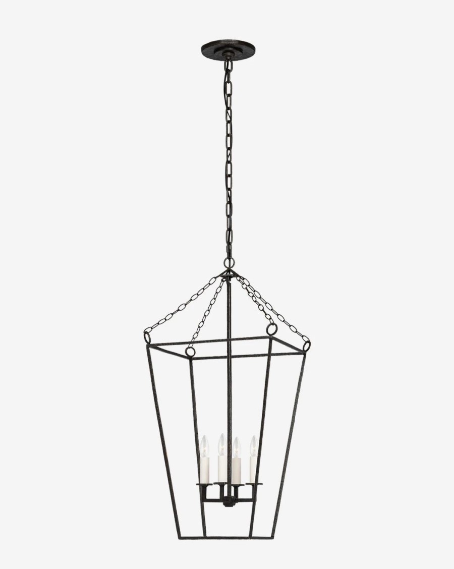 * Malloy Open Frame Forged Lantern Pendants