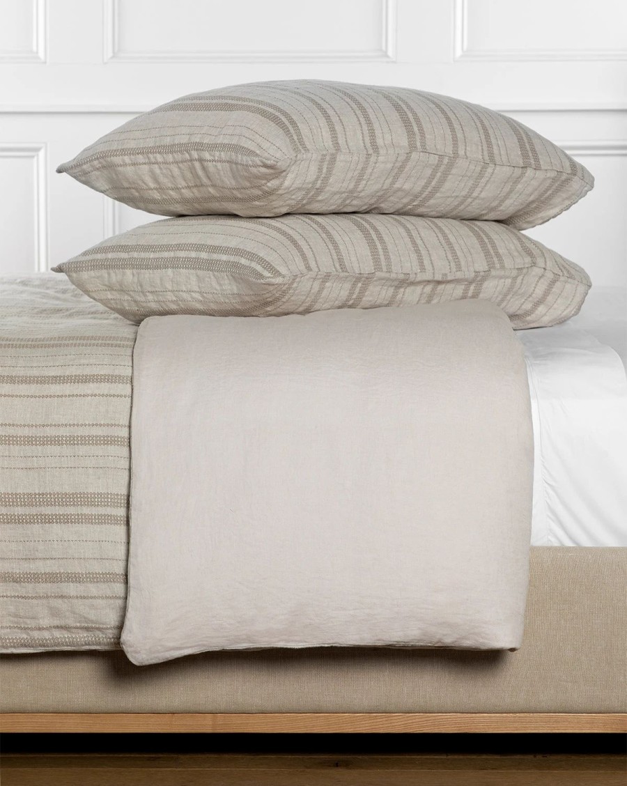 * Carter Woven Linen Duvet Duvet Covers