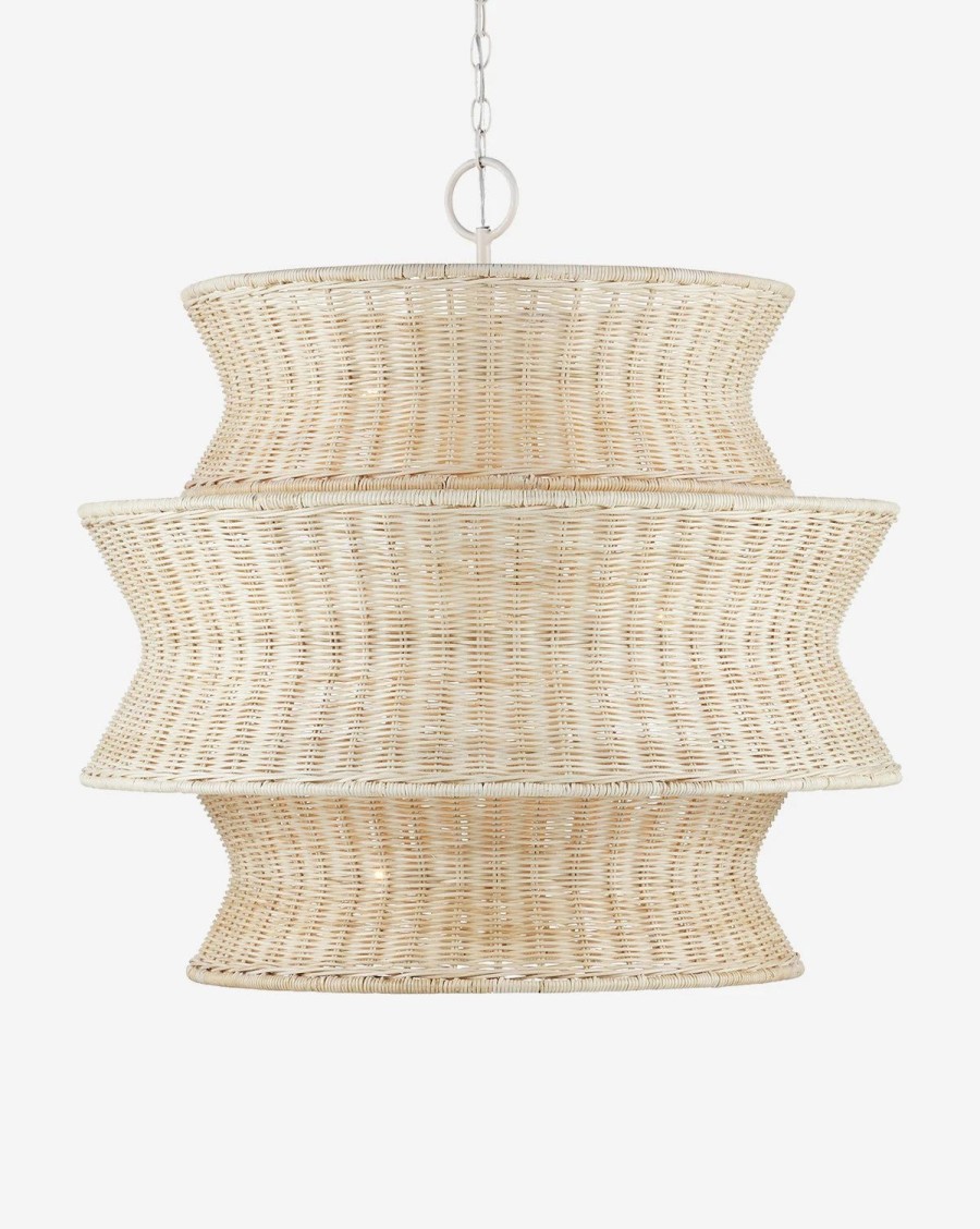 * Phebe Rattan Chandelier Chandeliers