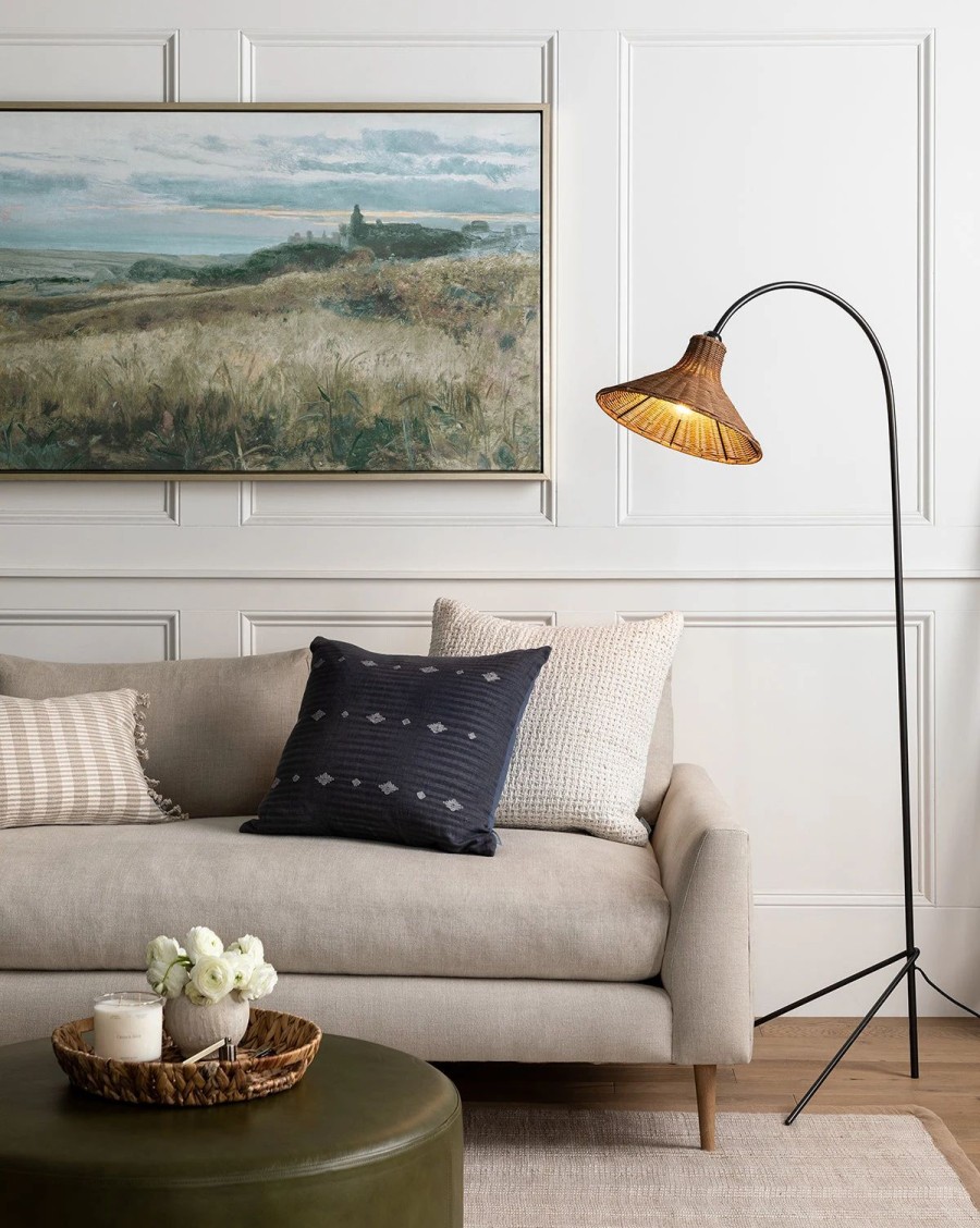 * Johanson Woven Floor Lamp Floor Lamps