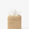 * Woven Tissue Box Bath Accessories