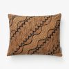 * Vintage Brown Diagonal Pattern Pillow Cover No. 4 Patterned Pillows