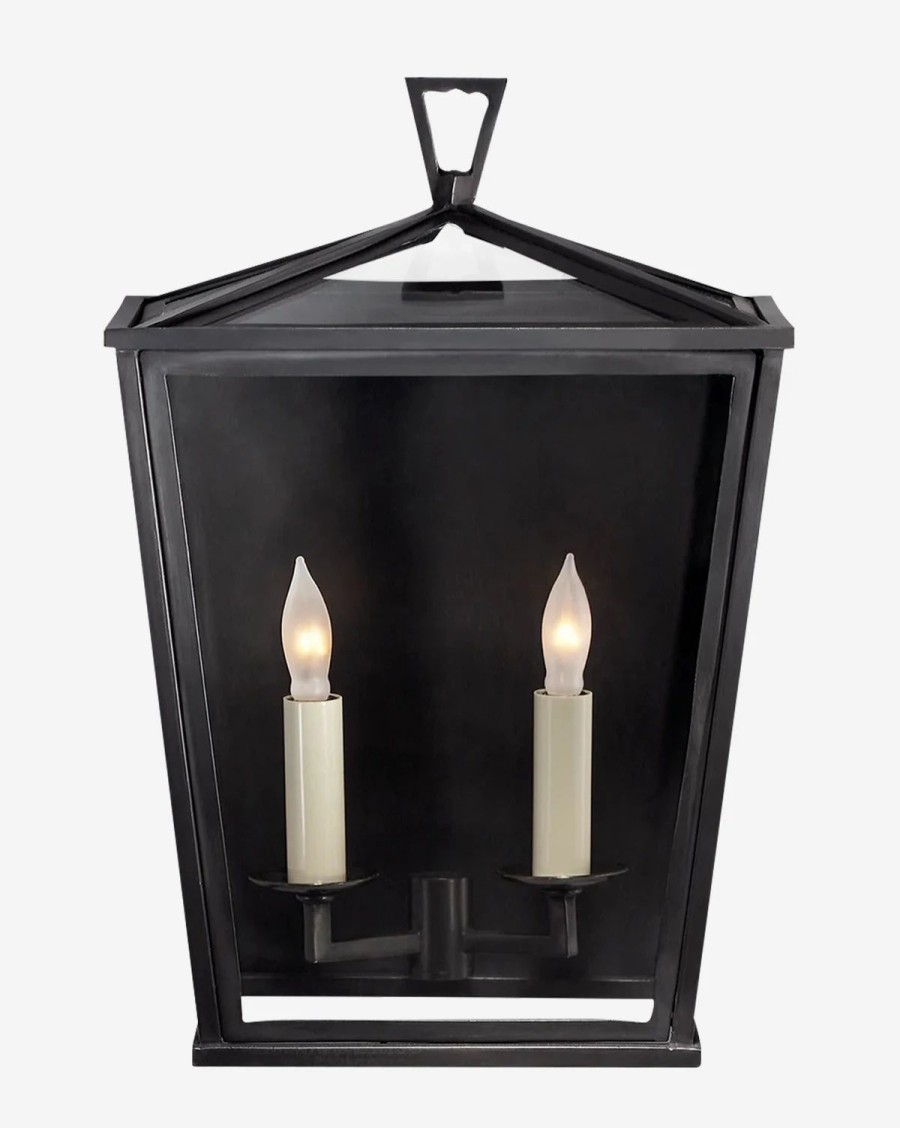 * Darlana Outdoor 3/4 Lantern Bronze Lanterns