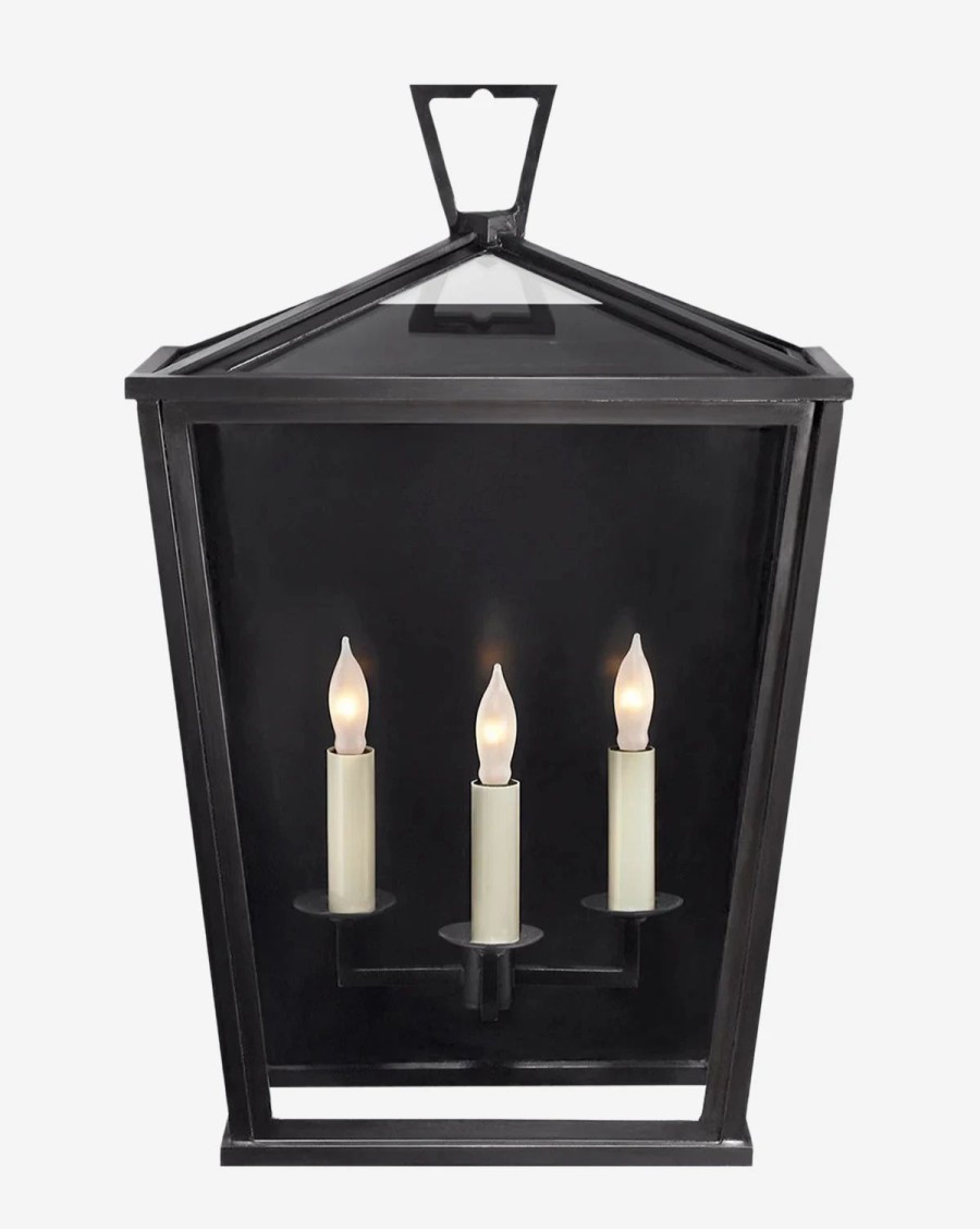 * Darlana Outdoor 3/4 Lantern Bronze Lanterns