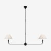 * Piaf Large Two Light Linear Pendant Chandeliers