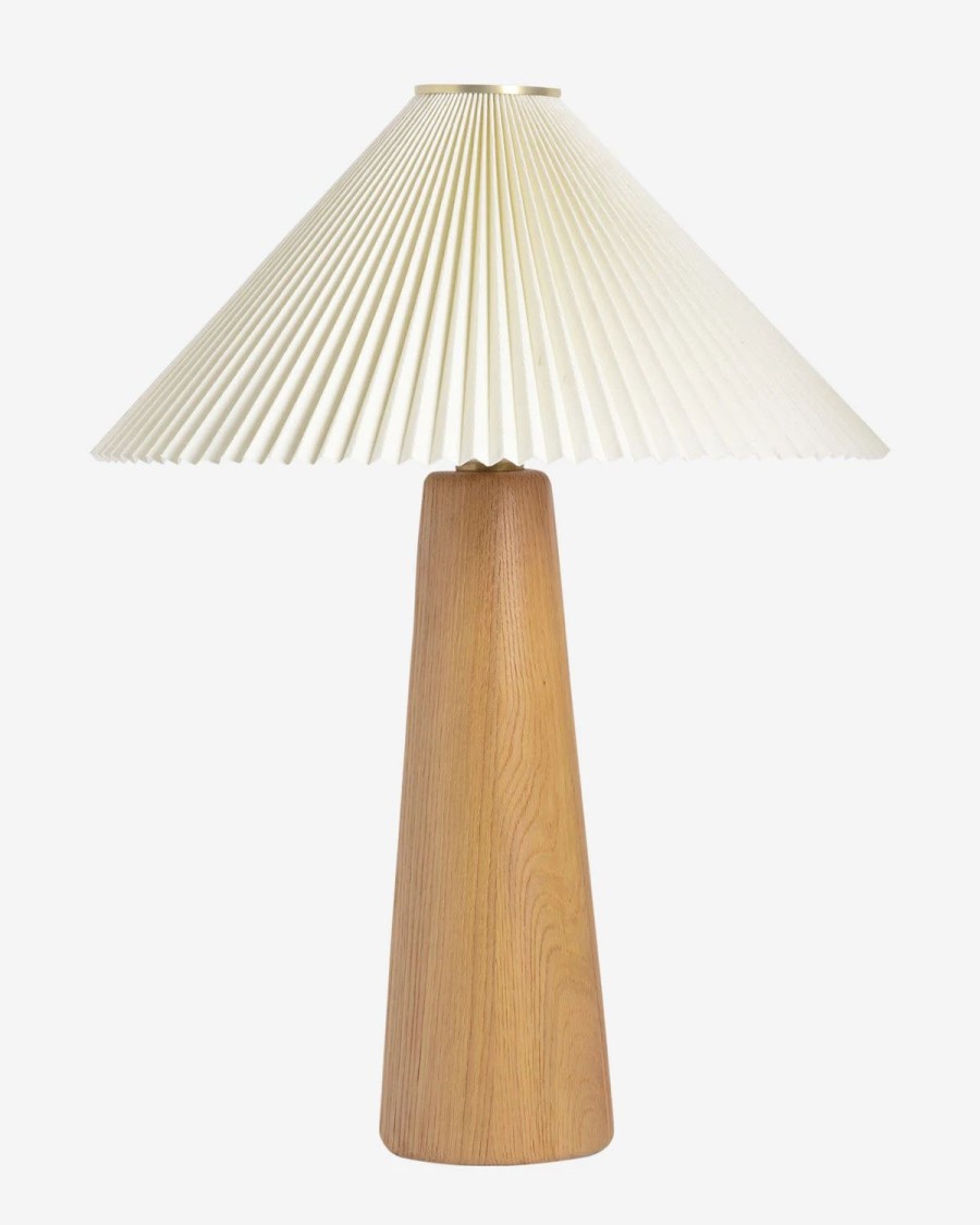 * Nora Light Oak Table Lamp Table Lamps