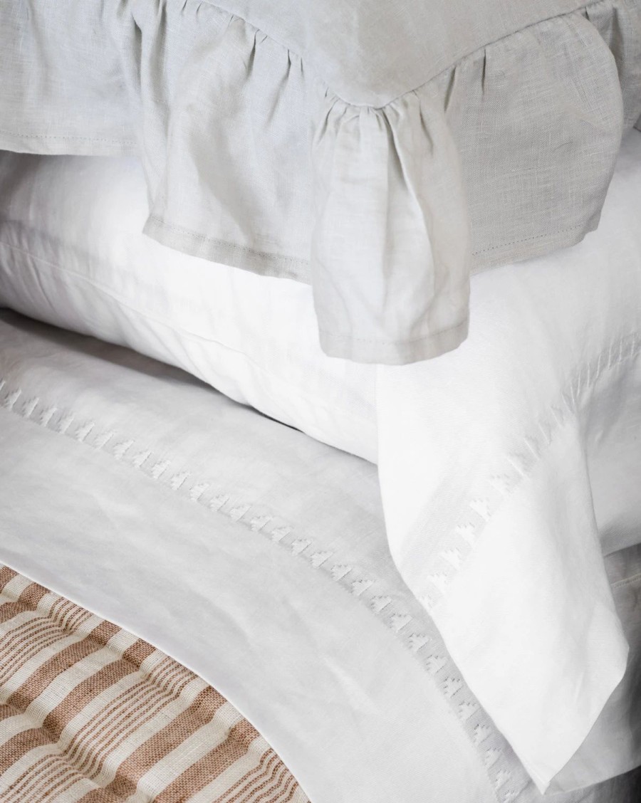 * Ruffle Linen Shams (Set Of 2) Pillowcases & Shams